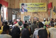 Sosialisasi Kecamatan Danau Panggang Hulu Sungai Utara diingatkan untuk tidak membangun rumah sembarangan