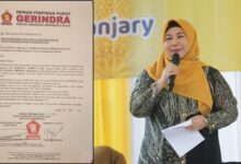 Pasangan Acil Odah - Rozanie resmi menerima SK rekomendasi dari DPP Gerindra