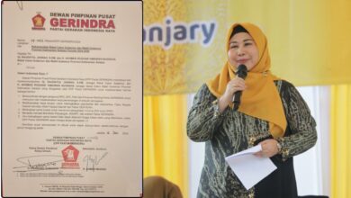 Pasangan Acil Odah - Rozanie resmi menerima SK rekomendasi dari DPP Gerindra