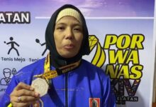 Hamjanah, peraih medali perak tenis meja Porwanas XIV Kalsel