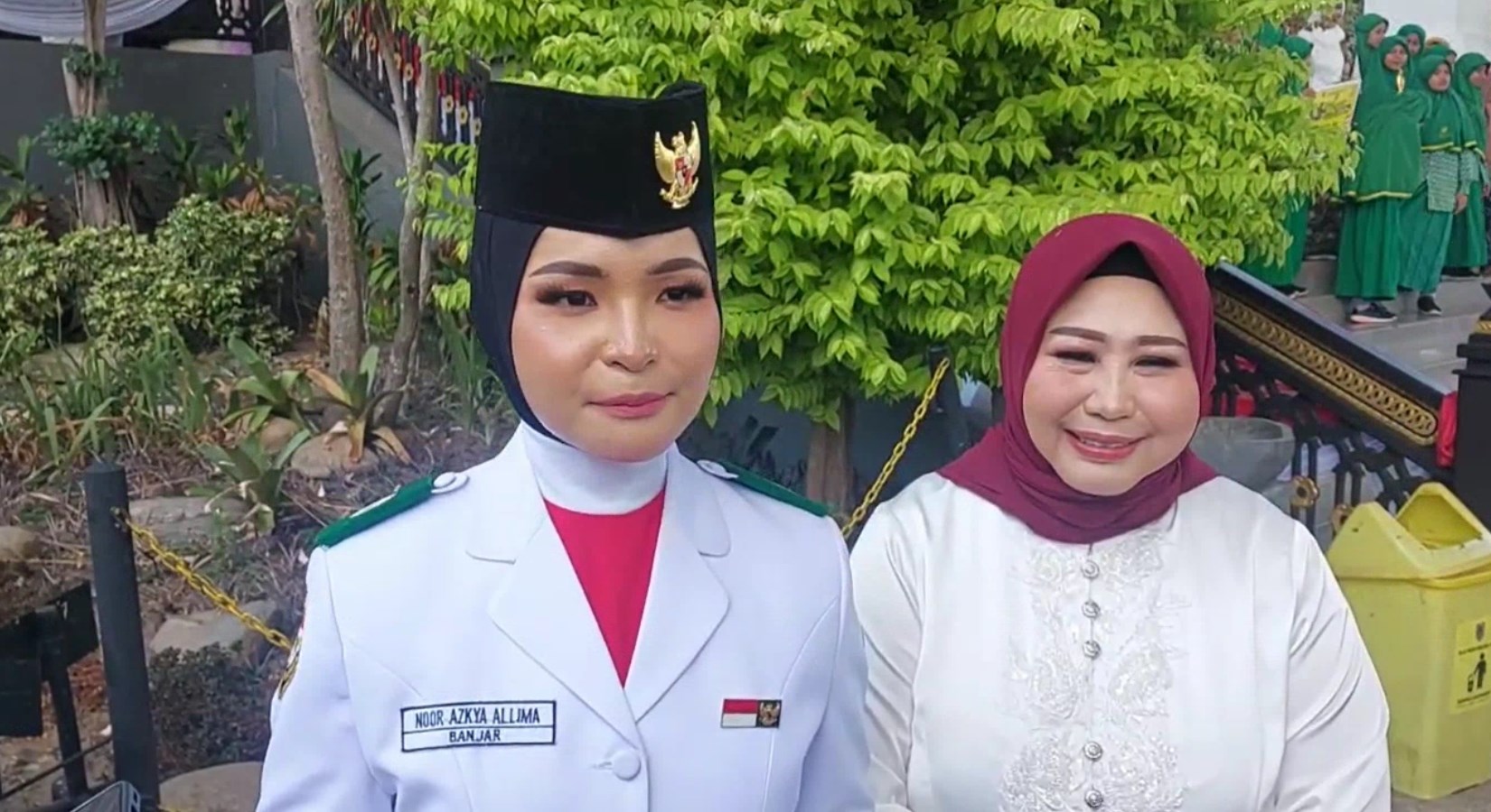 Noor Azka Allima, Paskibraka pembawa baki