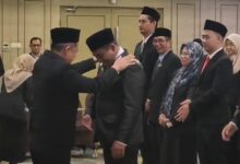 Pelantikan Dr. Afif Khalid kembali dilantik menjadi dekan Fakultas Hukum UNISKA