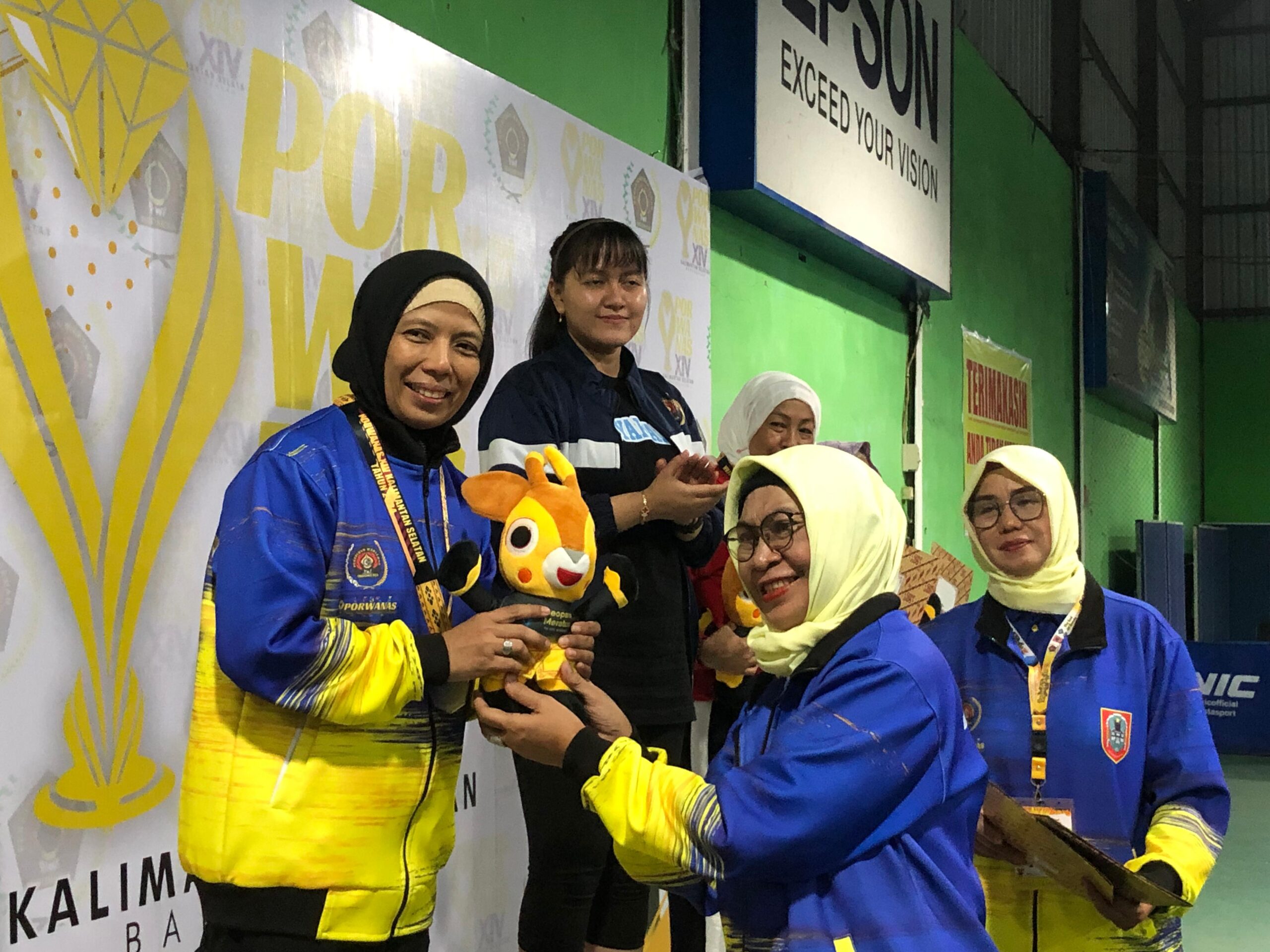 Regu Tenis Meja Kalsel Raih Medali Perunggu Porwanas XIV 2024