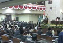 Rapat Paripurna pengambilan Sumpah Anggota DPRD Kalsel