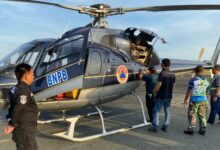 Salah satu helikopter yang diterima BPBD Kalsel dari BNPB