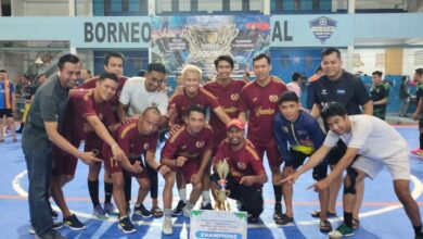 Tim Futsal PWI Kalsel Raih Juara di Turnamen BPJS Kesehatan 2024