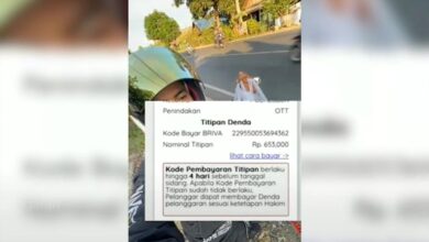 potongan video viral berdurasi 46 detik, Warga Curhat di Medsos Kena Tilang Hingga Rp650 Ribu