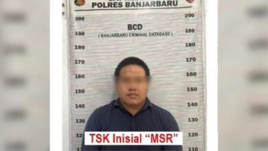 Aksi pencurian oleh pelaku berinisial MSR