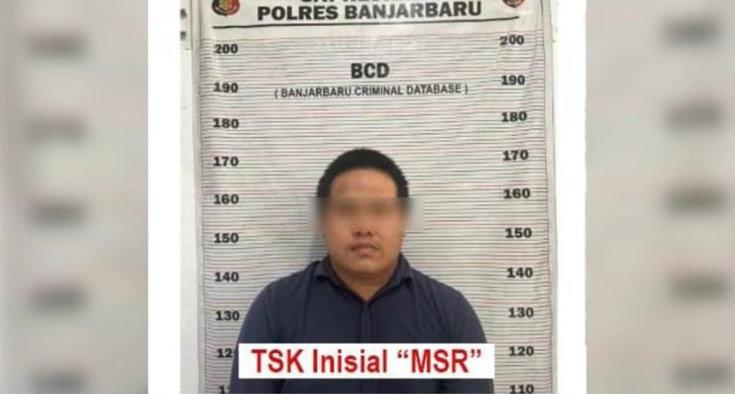 Aksi pencurian oleh pelaku berinisial MSR