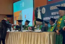 Wisuda Universitas Nadlatul Ulama ke-5, 254 mahasiswa dari 10 program studi berhasil menyelesaikan pendidikannya