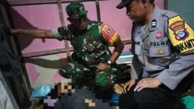 jasad RH ditemukan di dalam kamar rumahnya di kawasan Kelayan, Banjarmasin Selatan