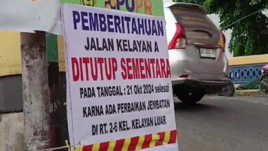 jembatan Kelayan A kembali direhab