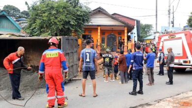 suasana pasca truk terguling