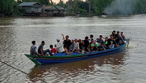 tangkapan gambar terakhir sebelum kecelakaan kelotok karam