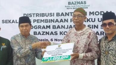 Baznas Salurkan Bantuan Modal ke UMKM