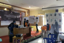 Pleno rekapitulasi surat suara di tingkat Kecamatan Banjarmasin Tengah