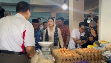 Wakil Menteri Perdagangan Republik Indonesia, Dyah Roro Esti Widya Putri, melakukan kunjungan kerja ke Pasar Pandu