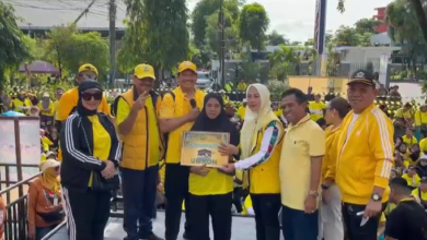 3.800 Warga Ikut Cetak Rekor MURI Senam Sehat Partai Golkar, Dua Dapat Umroh