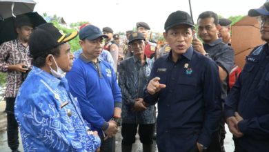 kedatangan Menteri LH didampingi Wakil Wali Kota Banjarmasin, di TPA Basirih