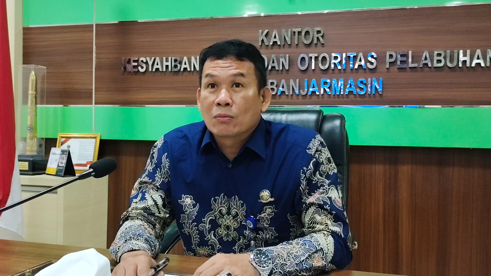 Pelaksana Harian Kepala KSOP Kelas I Banjarmasin, Germas