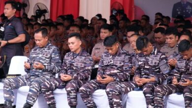 polda kalsel gelar doa bersama pasca pilkada