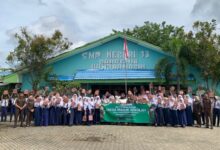 Memberikan pengetahuan konsekuensi hukum dari tindakan melanggar norma, Kejari Banjarmasin sambangi SMP 13 Banjarmasin