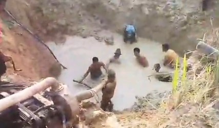 Jasad Humaidi Ditemukan Tak Bernyawa Tertimbun Longsor Pendulangan Intan