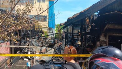 3 Rumah di Gang Nusa Indah Terbakar