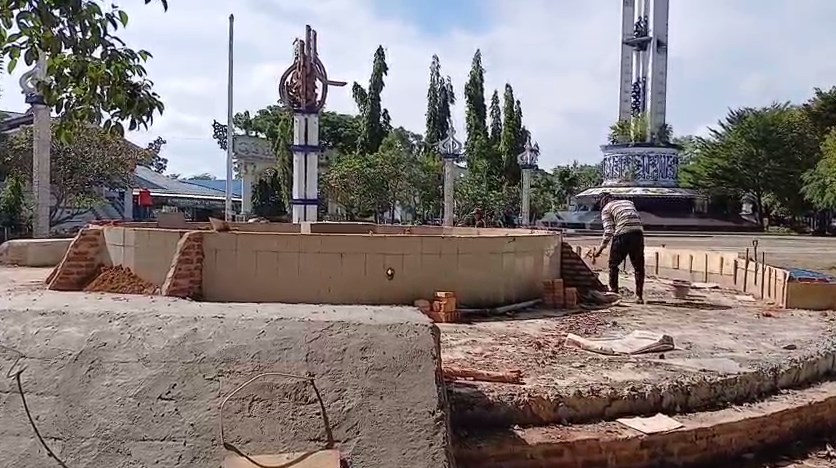 pembangunan air mancur di martapura yang dinilai mubazir
