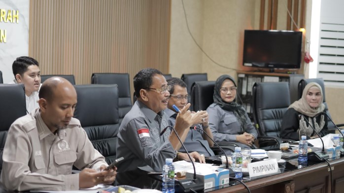 Dewan Usul Kunker saat Penerbangan Perdana Banjarmasin–Kuala Lumpur