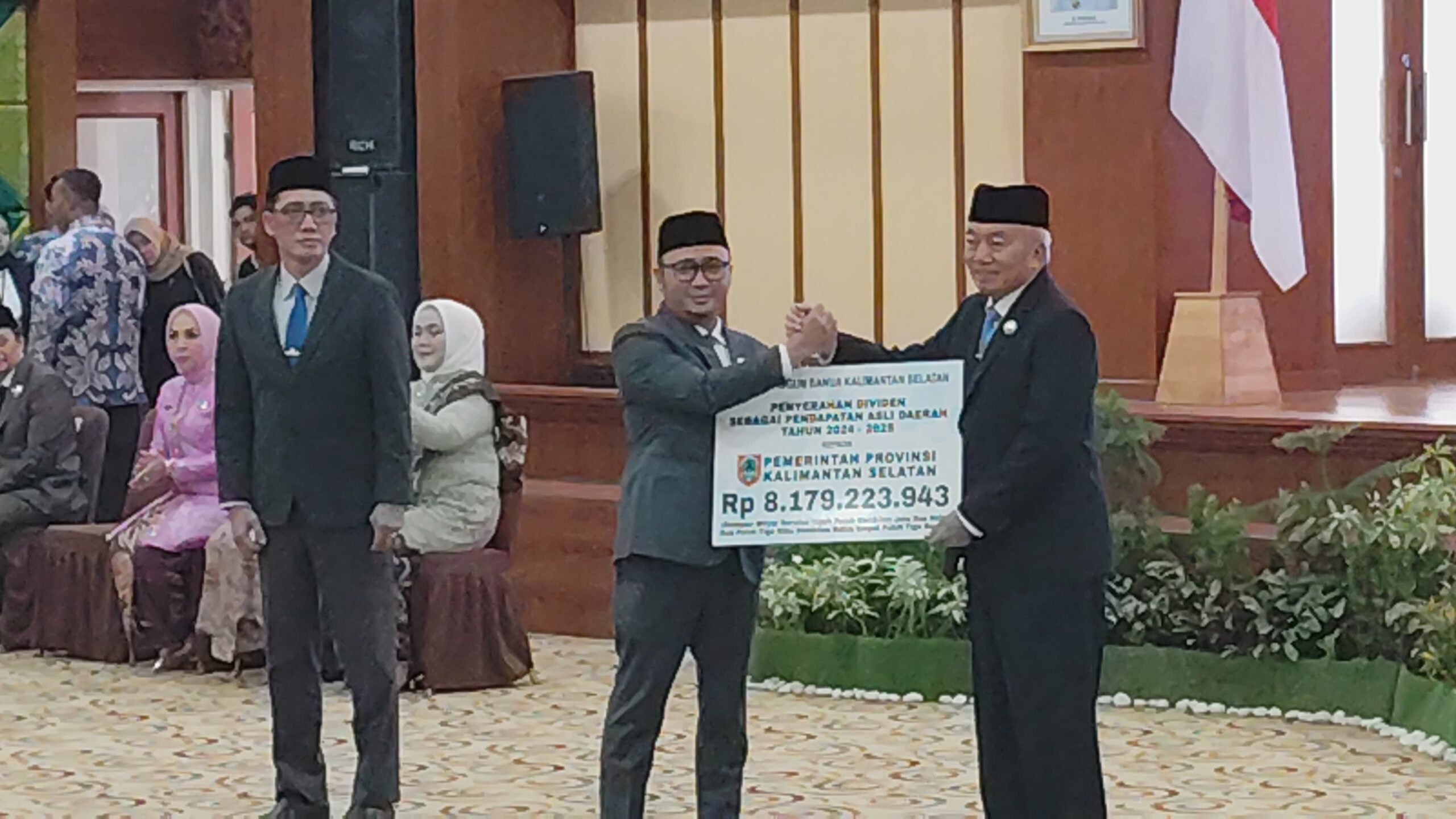 Pemprov Terima Dividen Bank Kalsel dan PT BB Rp 63,6 Miliar