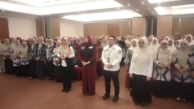 Hj Nurgita Tyas Lantik 310 Ketua Tim Pembina Posyandu Se-Kabupaten Banjar