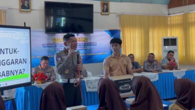 Korlantas Polri Terus Sosialisasikan Keselamatan Berkendara Ke Pelajar