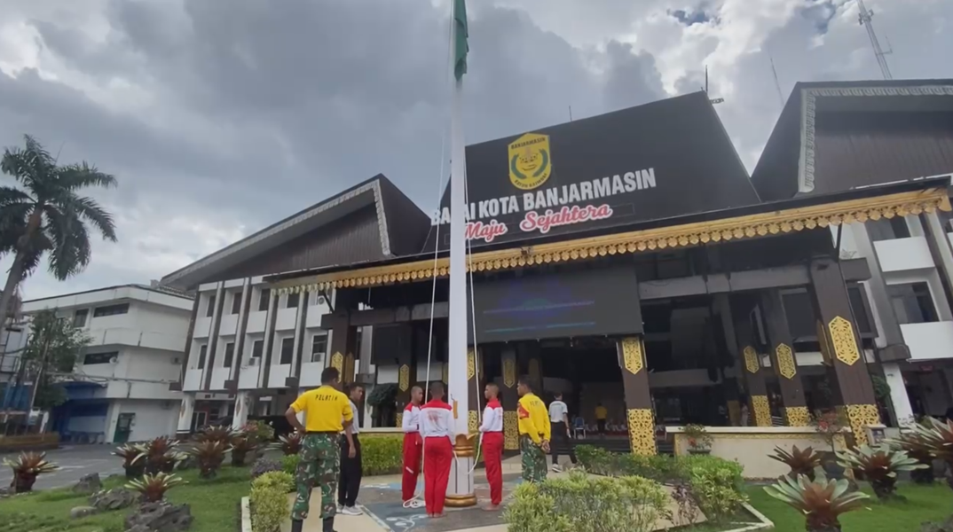 Persiapan Paskibra Pemko Banjarmasin Sudah 70%
