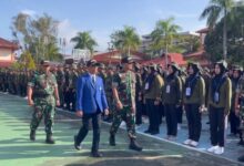 Sebelum Kuliah, Maba Poliban Jalani Bintalfisdis & Bela Negara