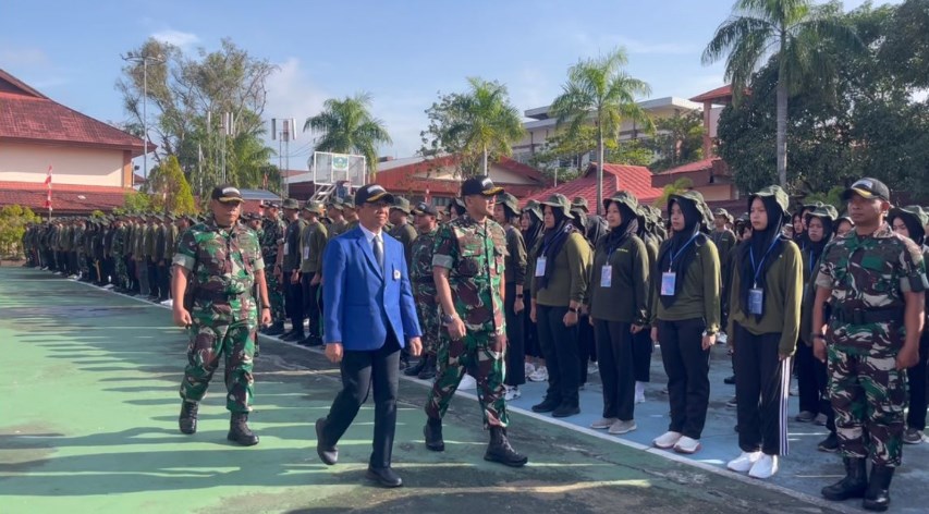 Sebelum Kuliah, Maba Poliban Jalani Bintalfisdis & Bela Negara
