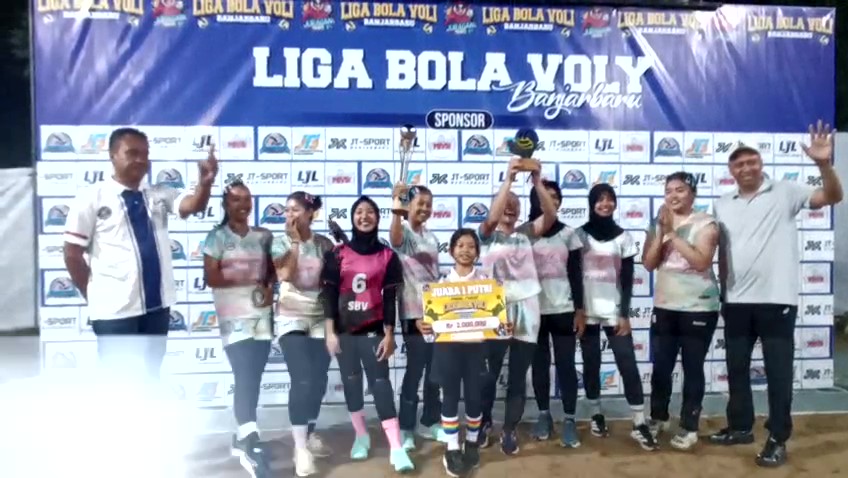 SBV Idaman Putri Raih Juara Liga Voli Junior Banjarbaru 2025