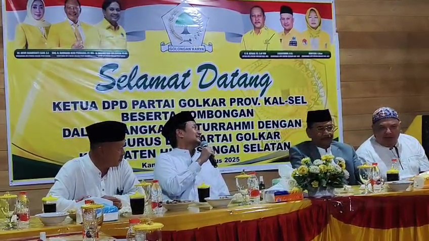 Hasnur Kunjungi DPD Golkar HSS