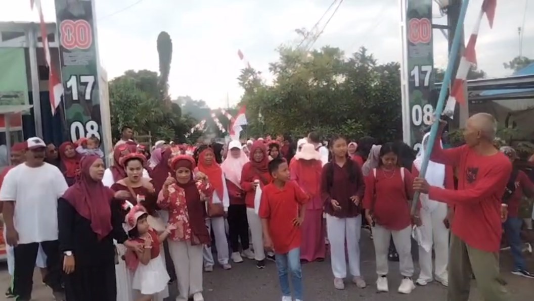 Warga Jalan Garuda Landasan Ulin Timur Meriahkan HUT ke-80 RI