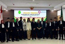 19 Advokat KAI Jalani Sumpah, Komitmen Hindari Suap & Tebang Pilih