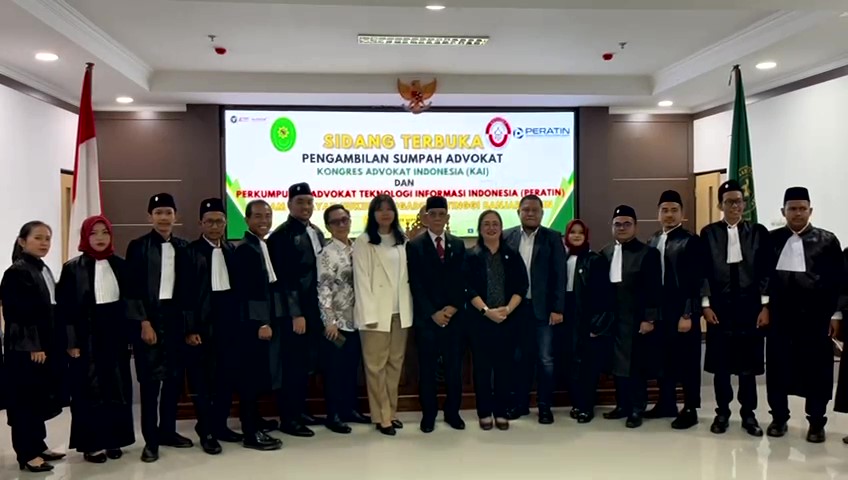 19 Advokat KAI Jalani Sumpah, Komitmen Hindari Suap & Tebang Pilih