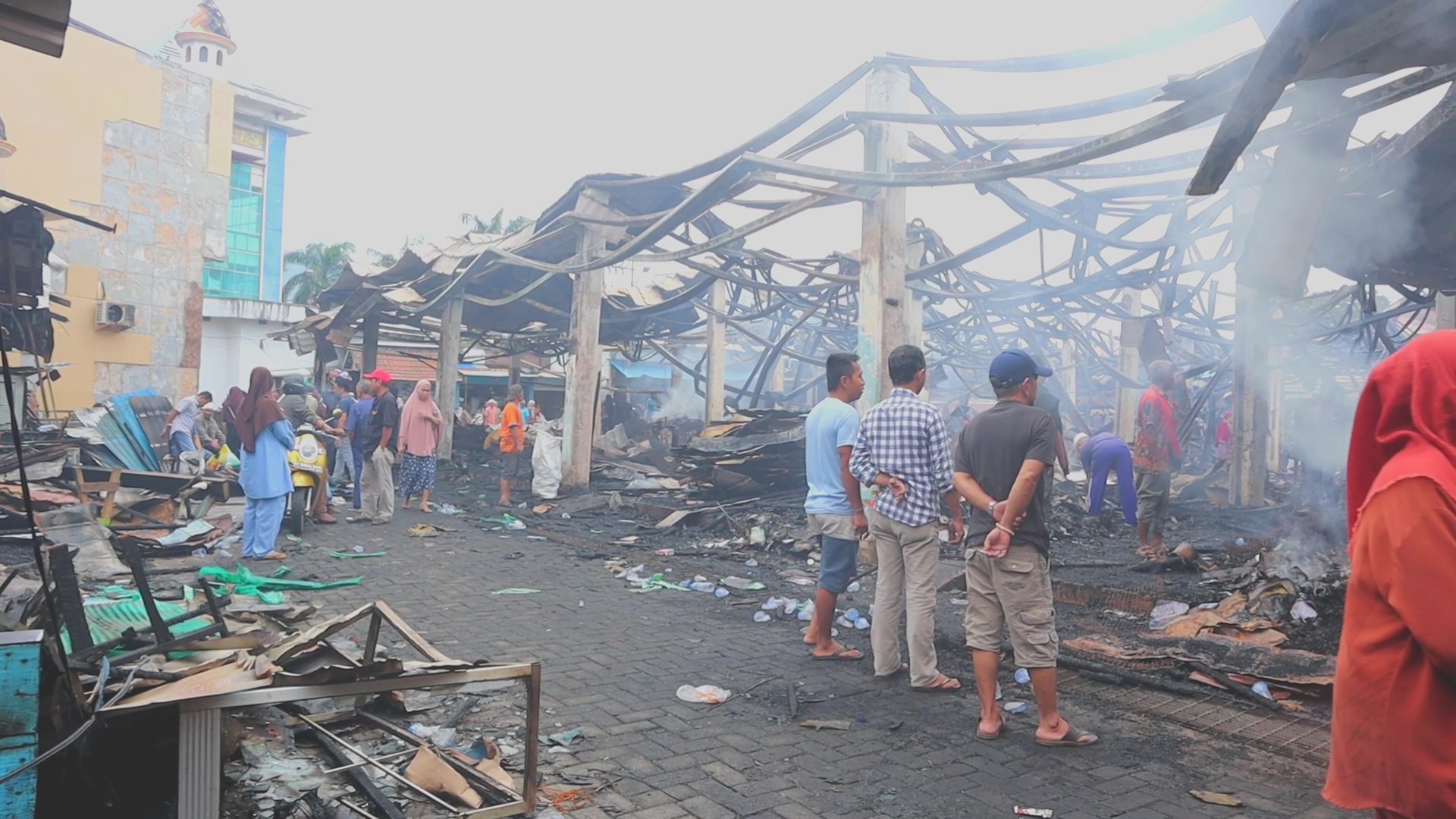 Kebakaran Blok G Pasar Kemakmuran Hanguskan 145 Toko