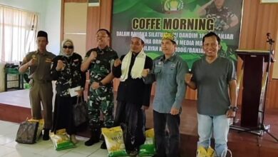 Kodim 1006 Banjar Gelar Pertemuan Bersama Ormas dan Insan Pers