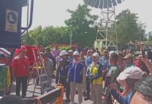 Wali Kota Banjarbaru Tinjau Penataan Kabel Optik Udara