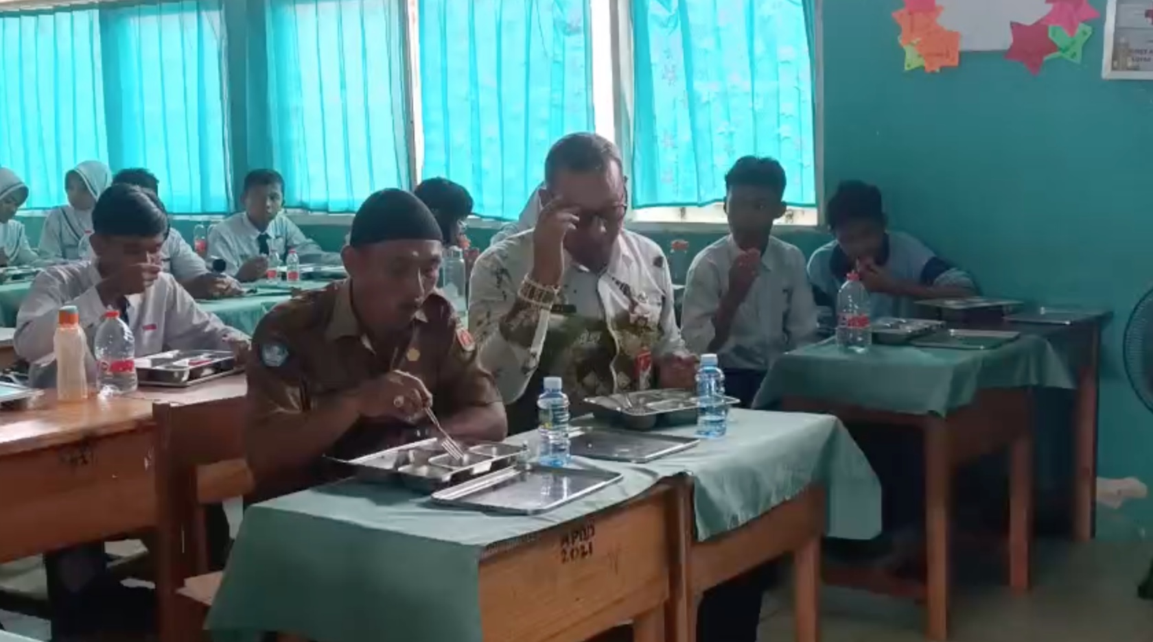 menu MBG di SMAN 5 Banjarbaru