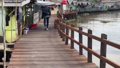 Perbaikan Titian Kampung Hijau Hampir Rampung