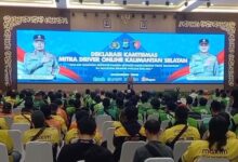 Polda Kalsel Ajak Ratusan Ojek Online Jaga Kamtibmas