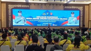 Polda Kalsel Ajak Ratusan Ojek Online Jaga Kamtibmas