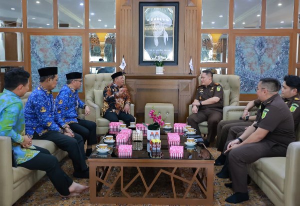 Bupati Barito Kuala Terima Kunjungan Kejaksaan Negeri