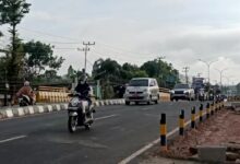 Jembatan KM 31 Banjarbaru Rampung, 2 Traffic Light Kembali Beroperasi